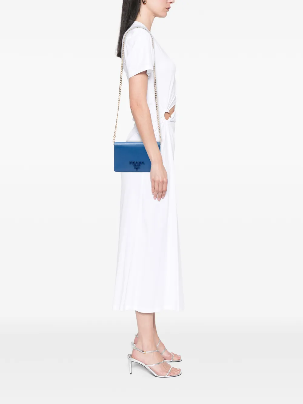 2010-2026 Saffiano Lux Chain Crossbody Bag