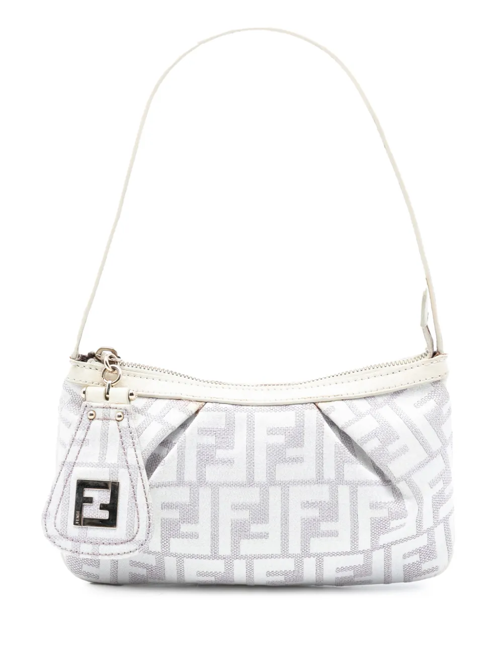 Fendi Pre-Owned 2000-2010 Zucca Canvas Pochette shoulder bag - Viola