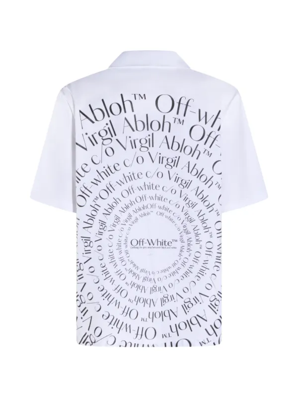 Off-White Short Sleeve Logo Shirt | White | FARFETCH