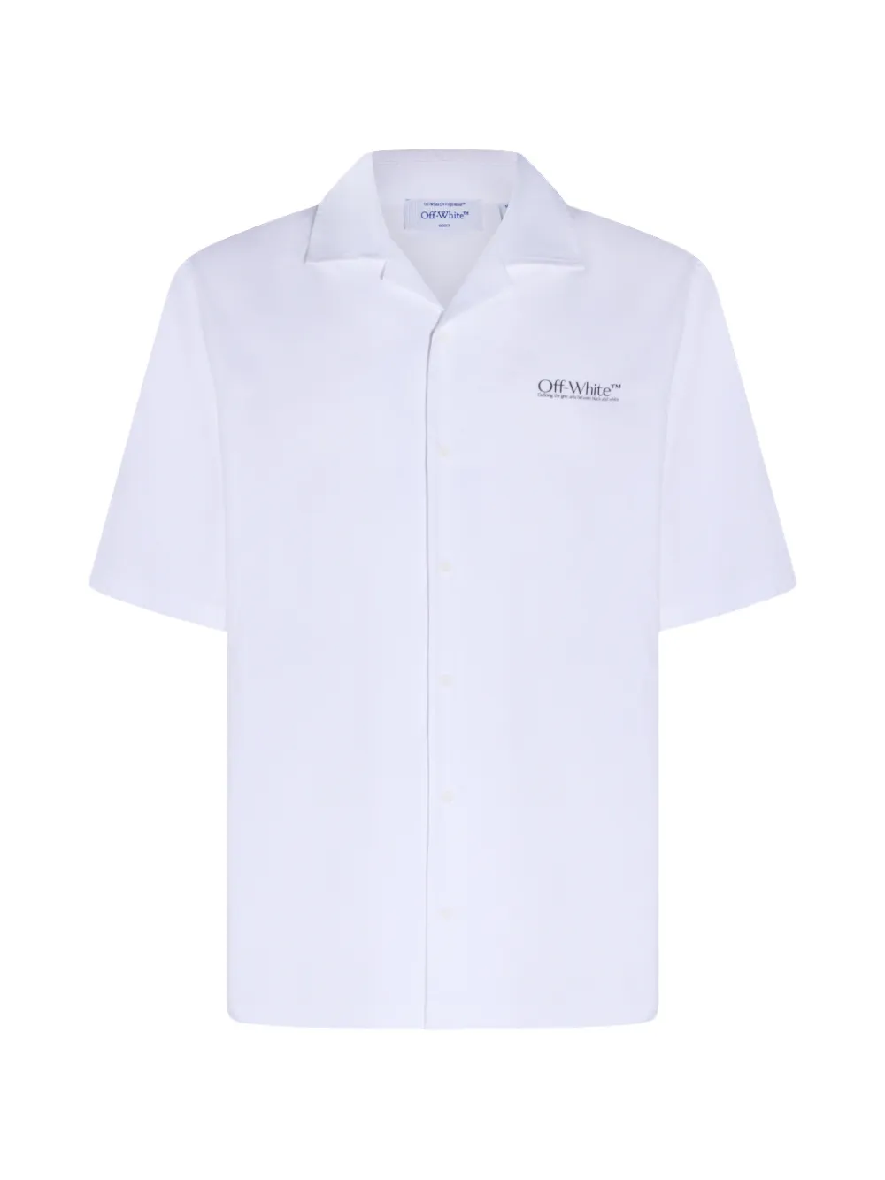 Off-White short sleeve logo shirt - Bianco