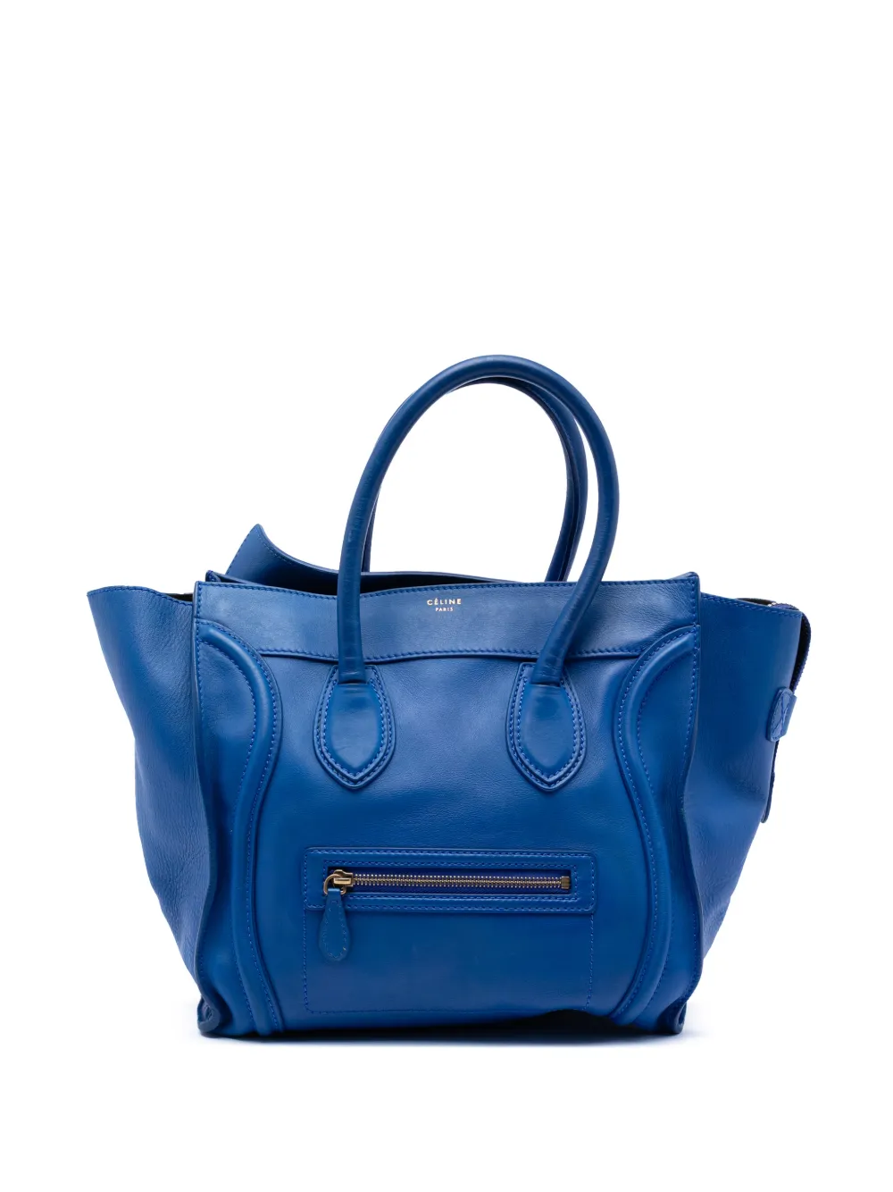 Celine Pre-Owned 2011 Mini Calfskin Luggage tote bag - Blu