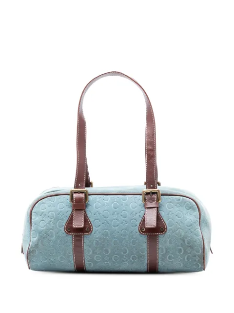 Celine Pre-Owned 2000 C Macadam Suede shoulder bag