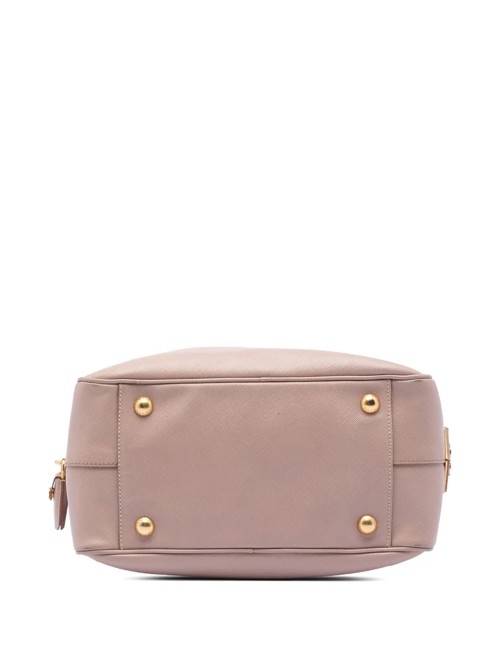 2010-2026 Small Bicolor Saffiano Square Bauletto Satchel
