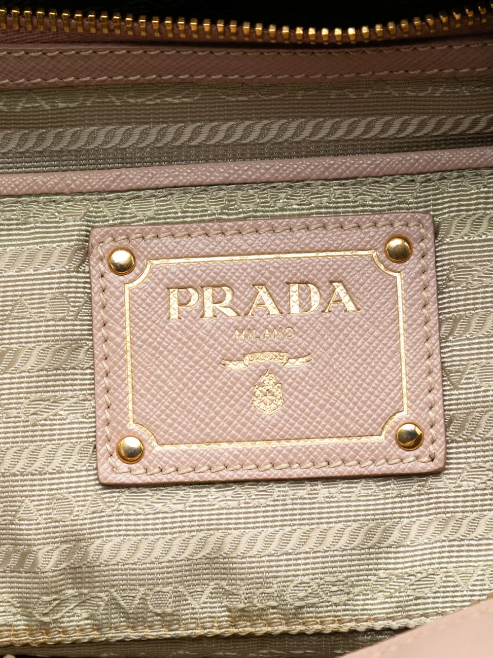 2010-2026 Small Bicolor Saffiano Square Bauletto Satchel