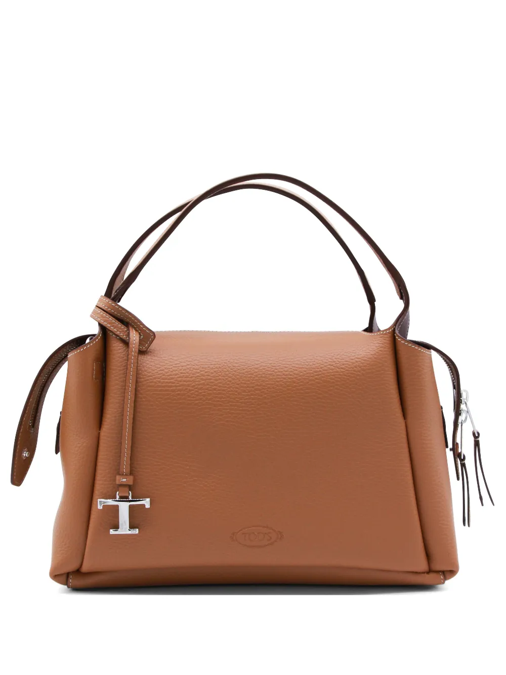 Tod's logo-charm shoulder bag - Toni neutri