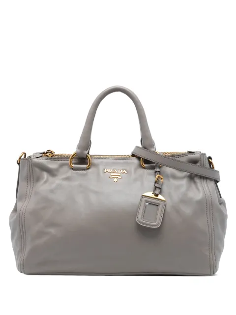 Prada Pre-Owned 2010-2025 Small Soft Calf Double Zip satchel