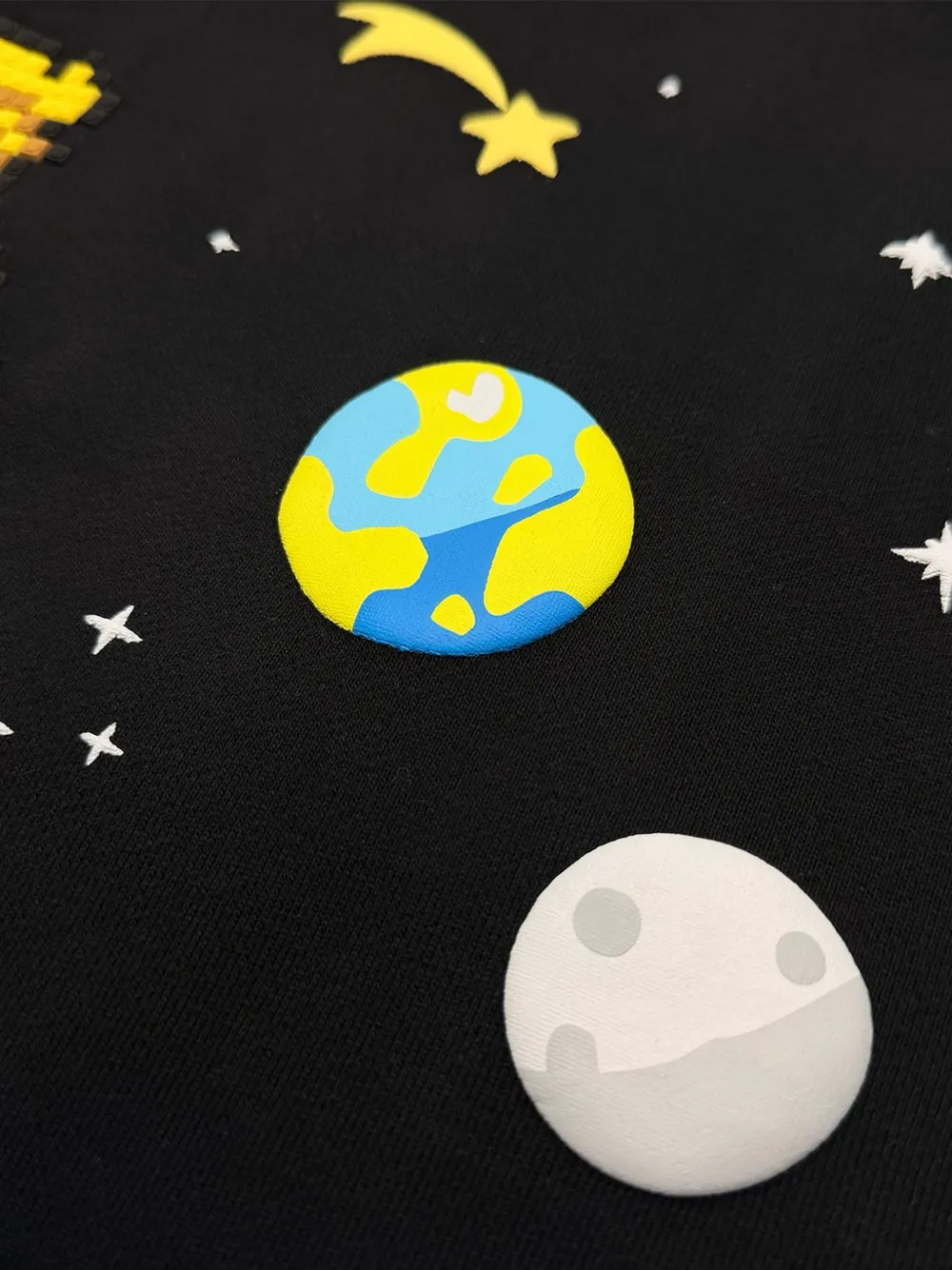 Mostly Heard Rarely Seen 8-Bit Hoodie met print Zwart