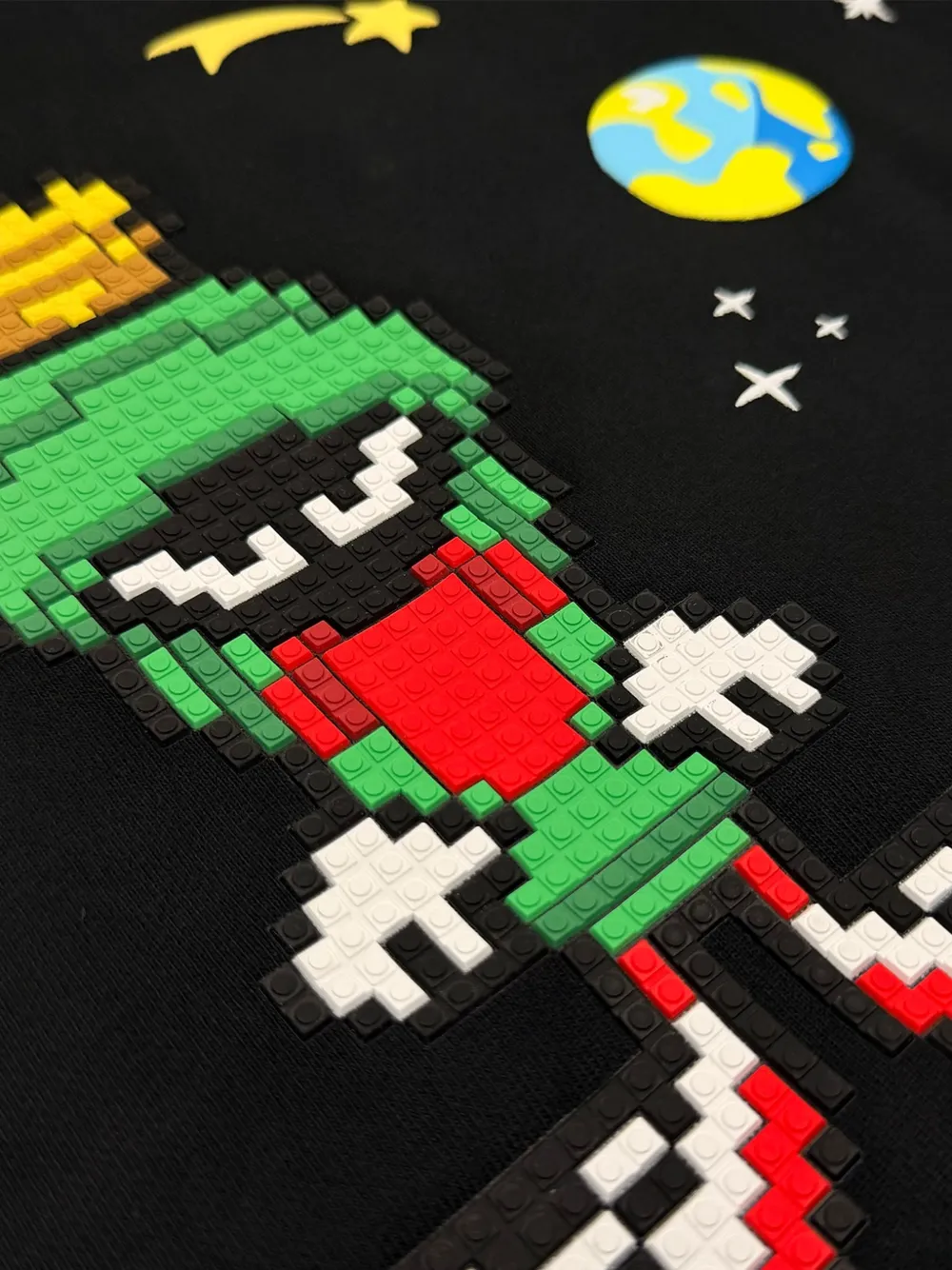 Mostly Heard Rarely Seen 8-Bit Hoodie met print Zwart