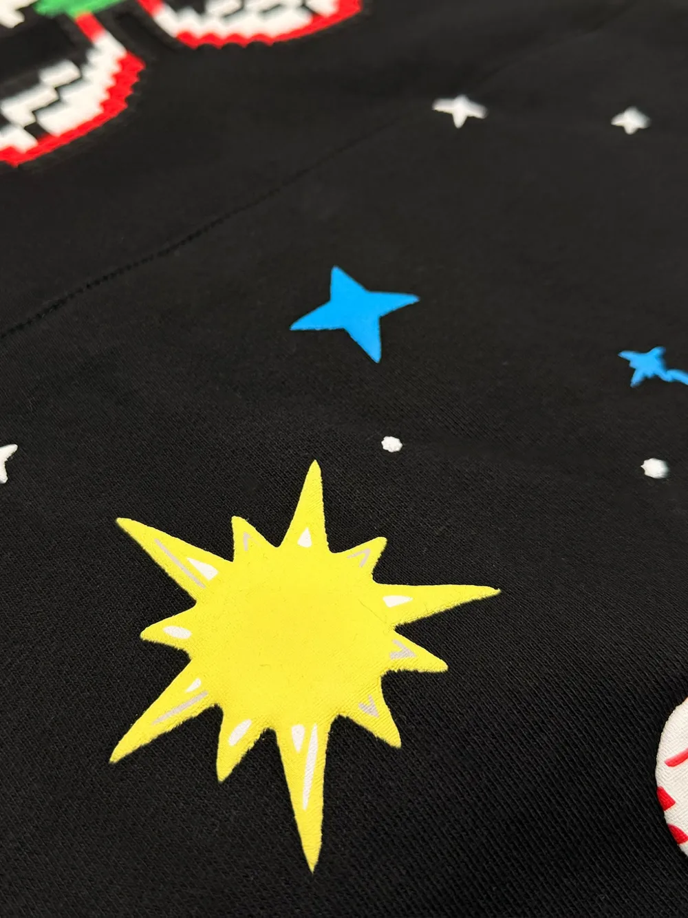 Mostly Heard Rarely Seen 8-Bit Hoodie met print Zwart