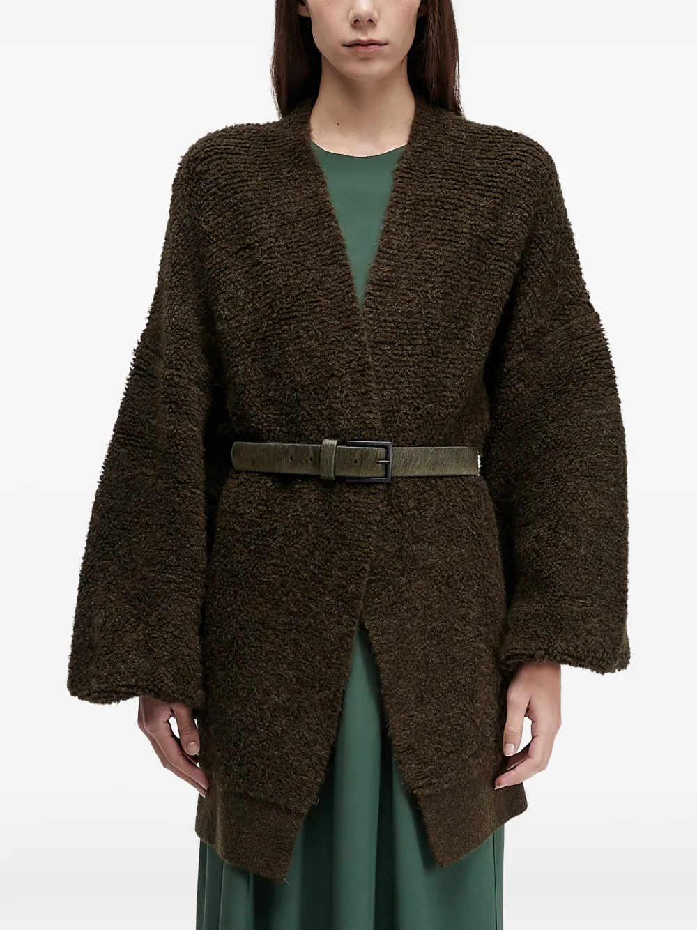 Osklen textured knit cardigan - Green