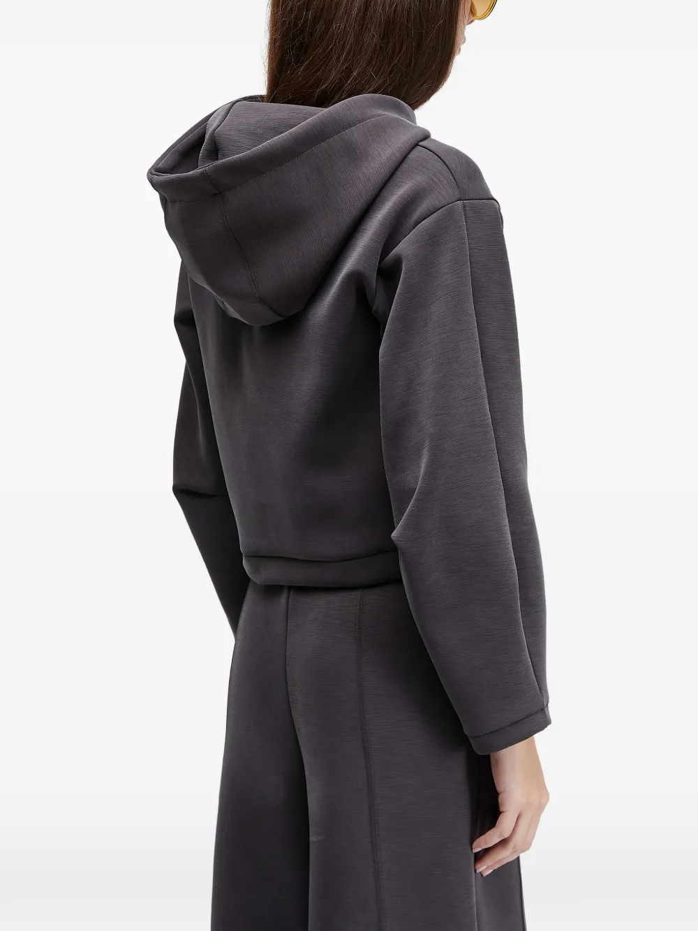  Osklen Cropped Hoodie - Grey 