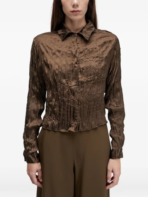 Osklen Camisa com efeito enrugado