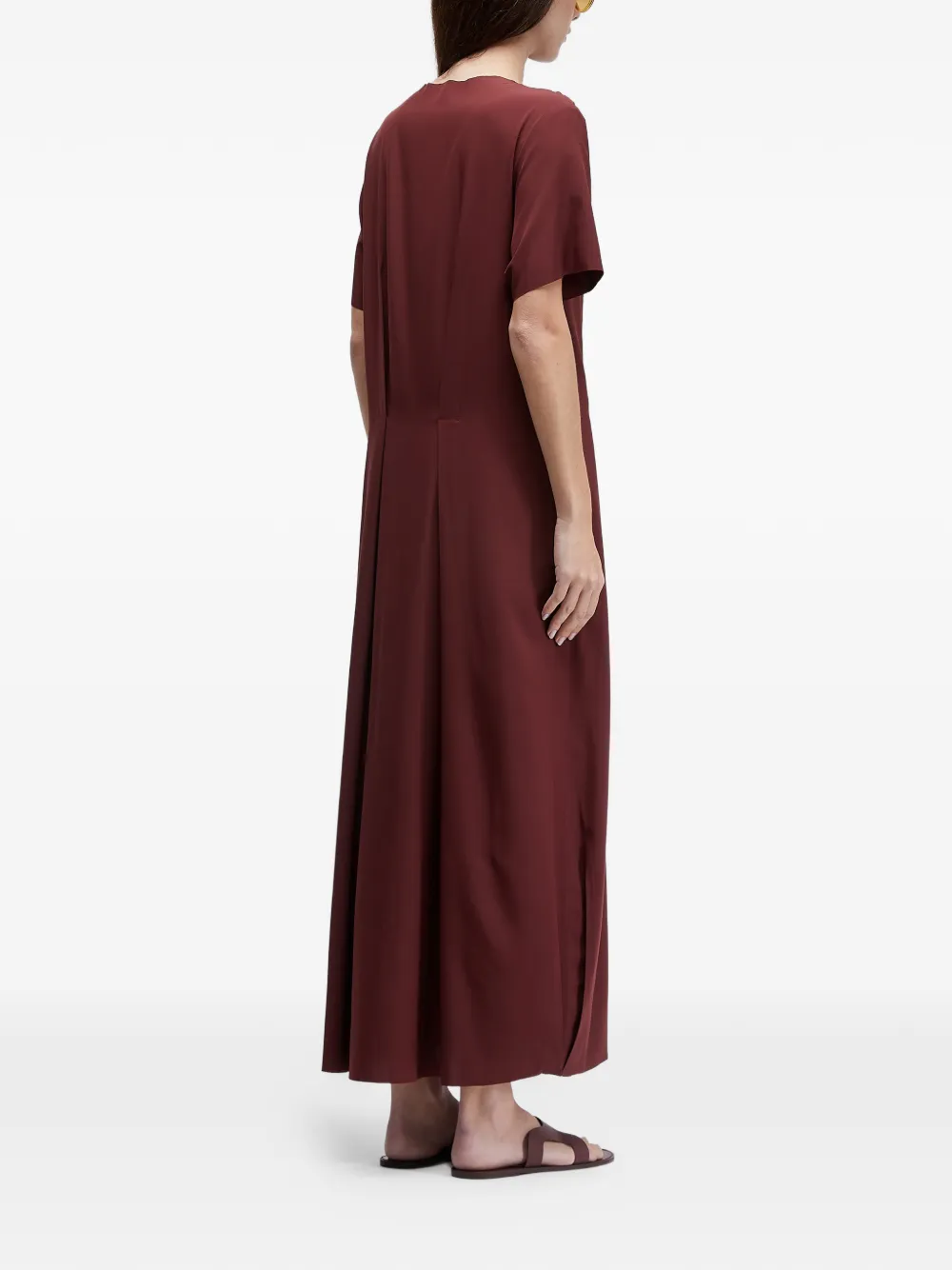  Osklen Short-sleeves Midi Dress - Red 