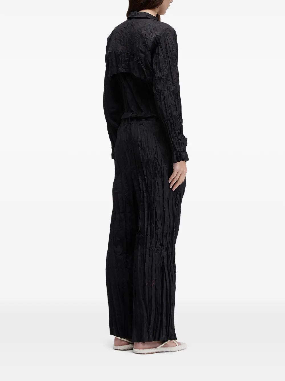 Osklen Wrinkle Jumpsuit - Black 