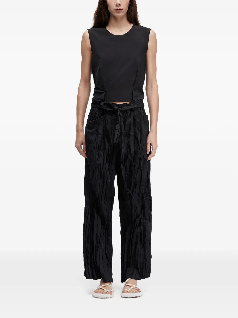  Osklen Wrinkle Jumpsuit - Black 