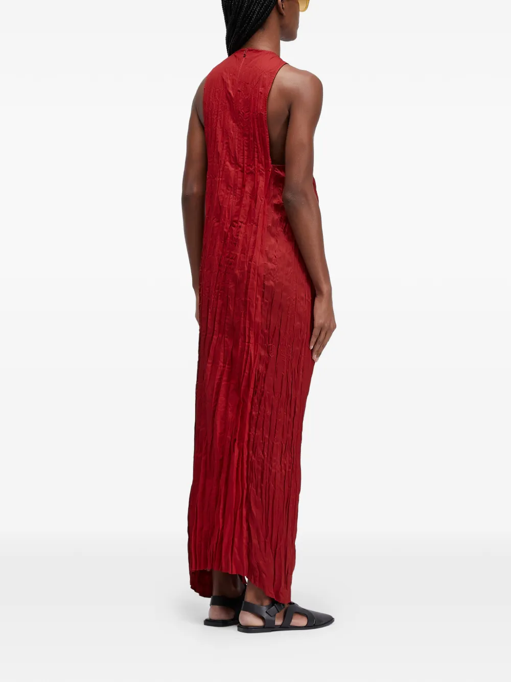  Osklen Sleeveless Midi Dress - Red 