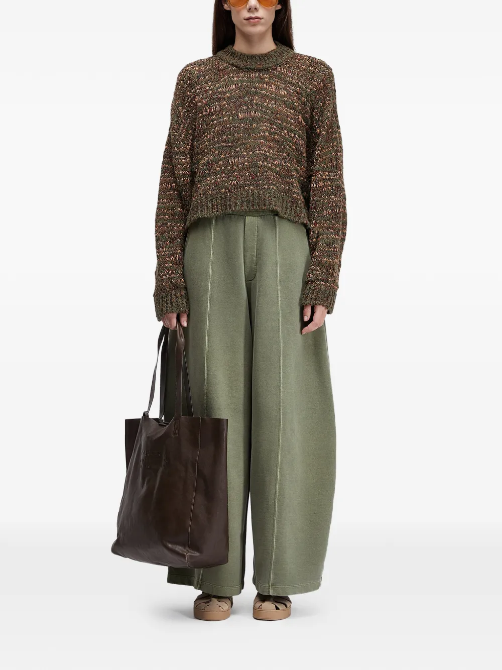  Osklen Mixed Knit Sweater - Green 