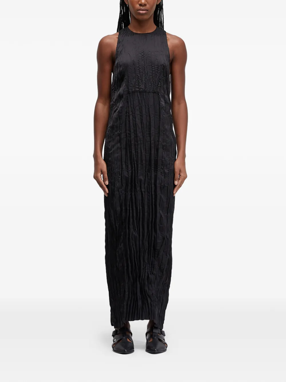 Osklen Ärmelloses Midikleid - Schwarz