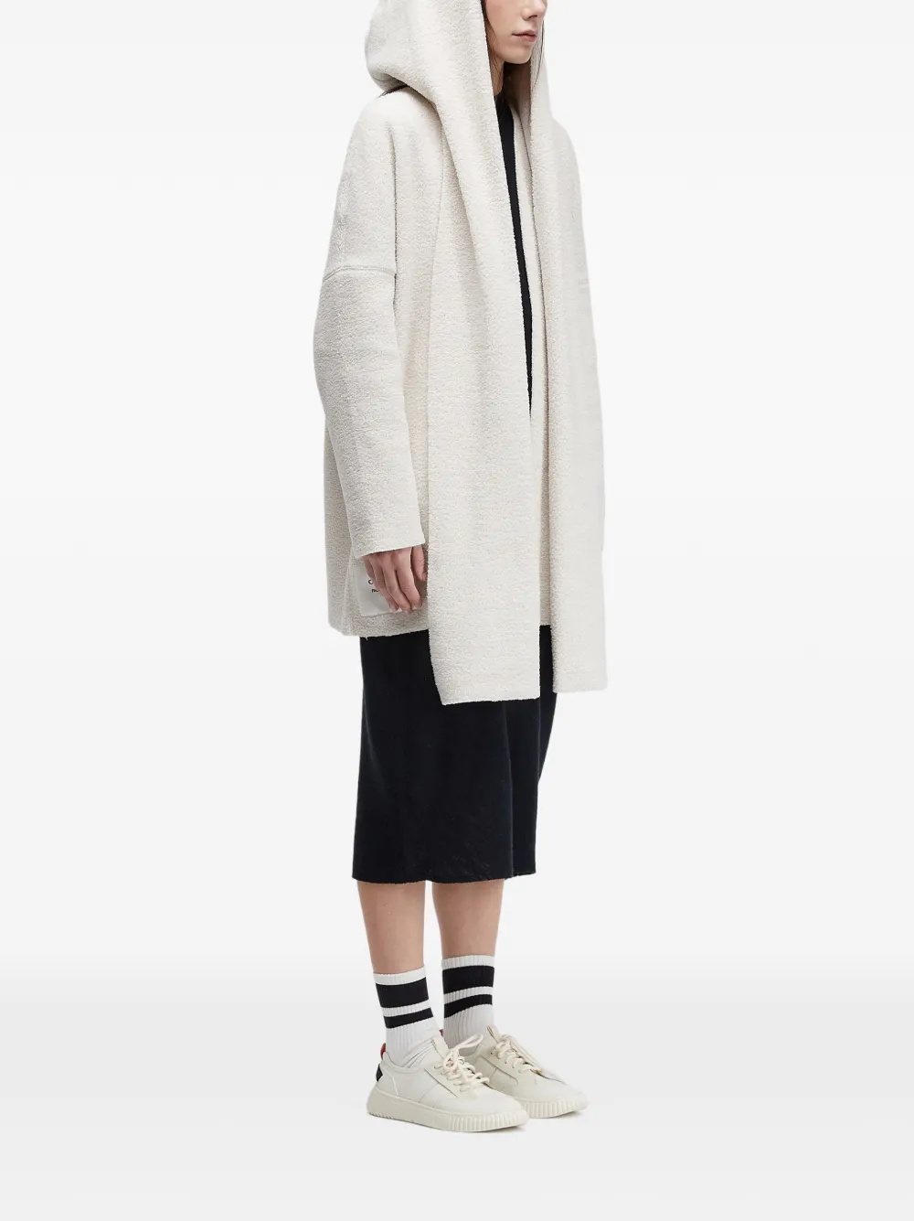  Osklen Hooded Long Sleeves Cardigan - Neutrals 