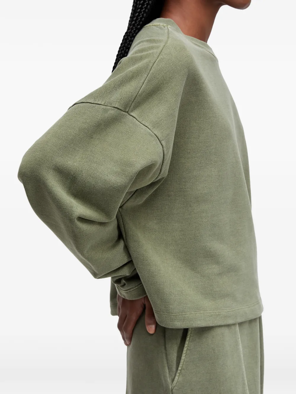  Osklen Oversized Long-sleeve Blouse - Green 