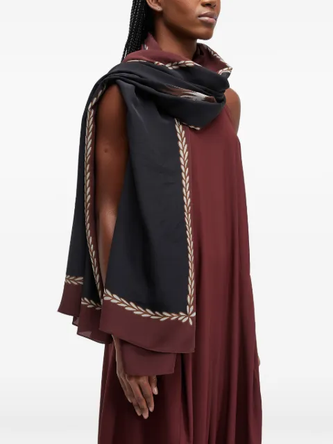 Osklen leaf-print scarf