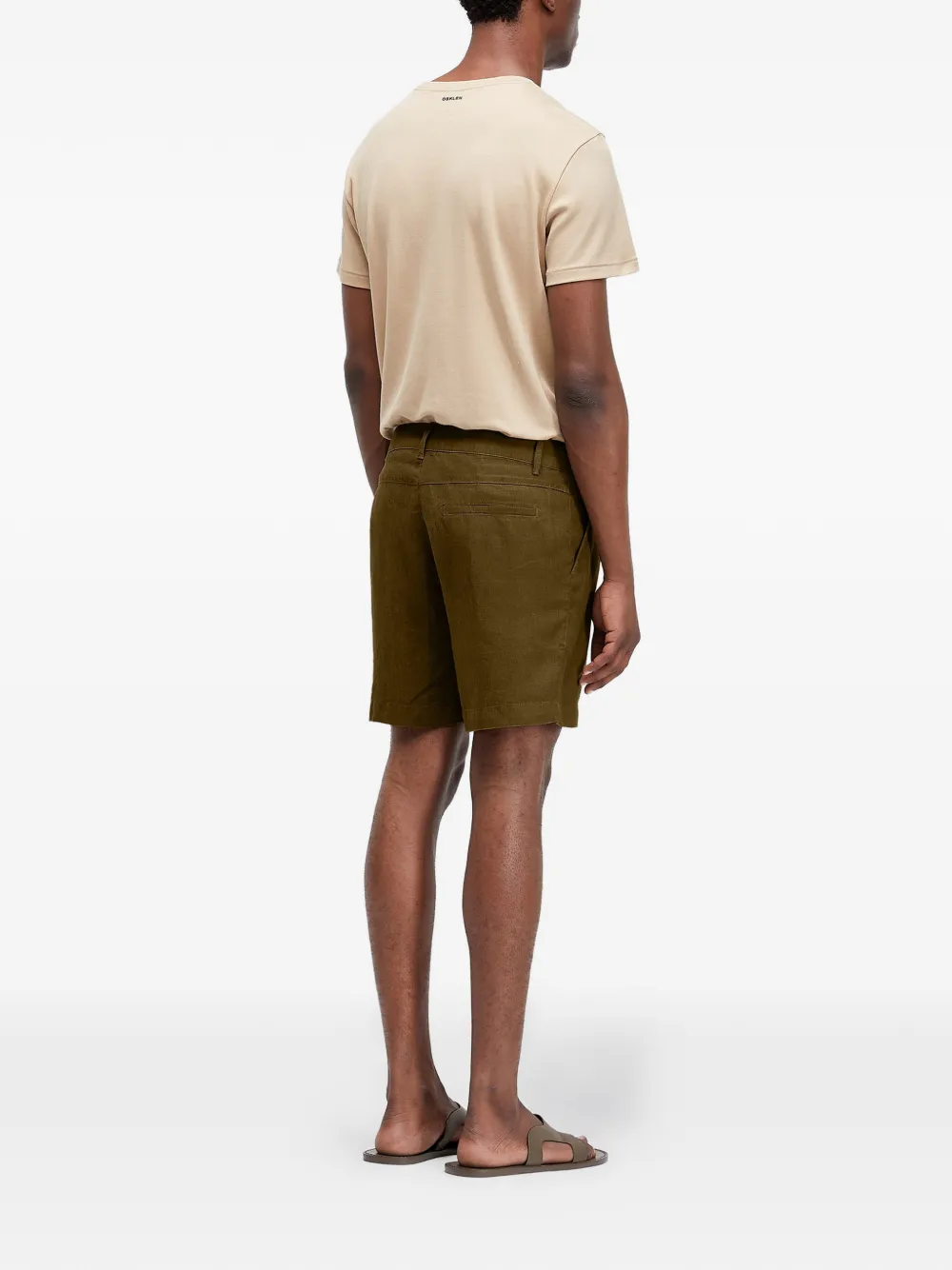  Osklen Linen Shorts - Green 