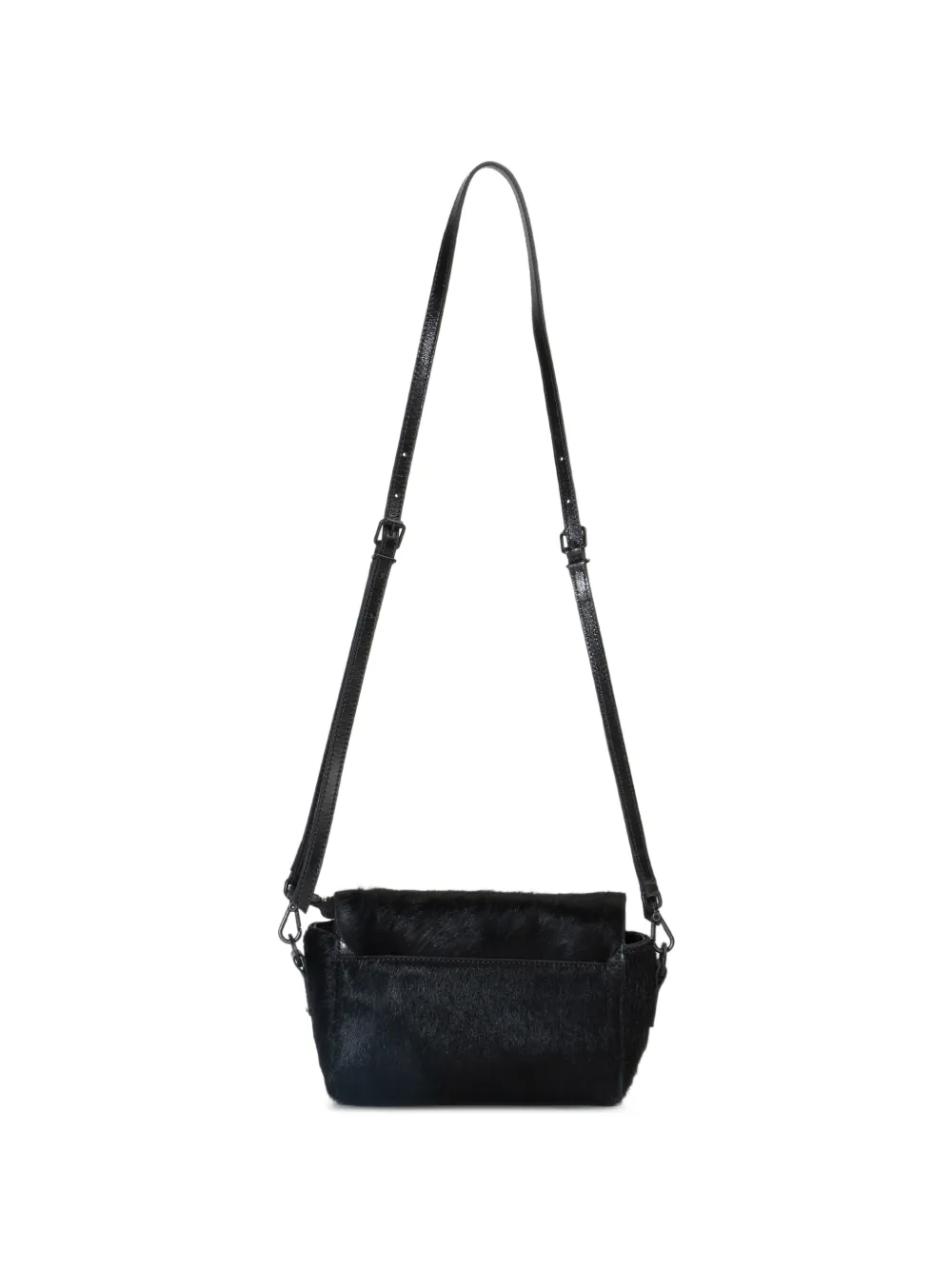  Osklen Fur Crossbody Bag - Black 