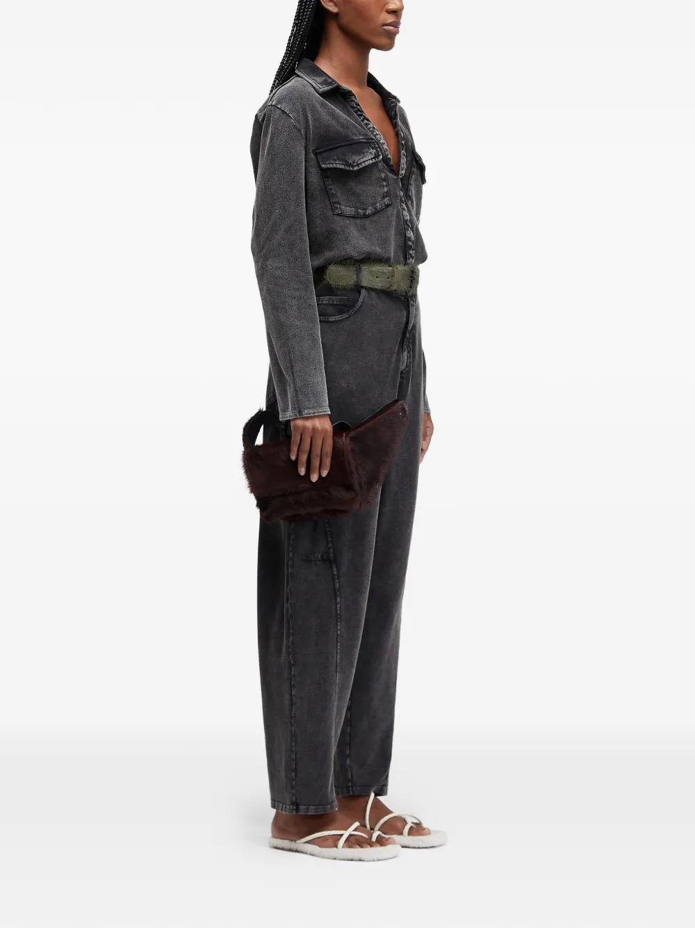  Osklen Marbled Jeans - Grey 