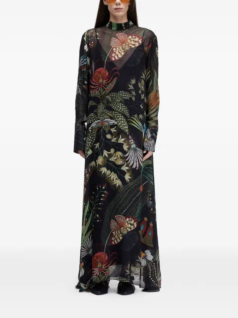 Osklen long-sleeved maxi dress