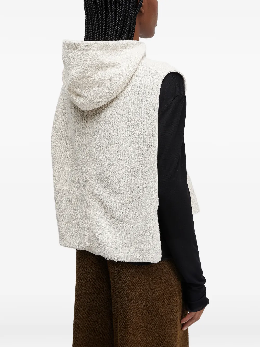  Osklen Hooded Zip Sweater - Neutrals 