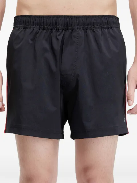 Osklen striped beach shorts