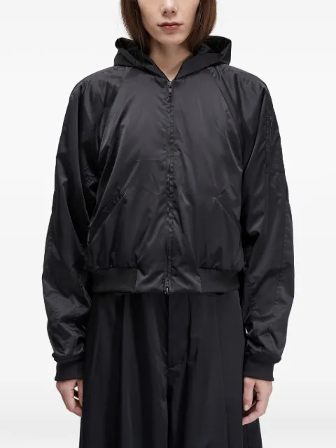 Osklen hooded bomber jacket