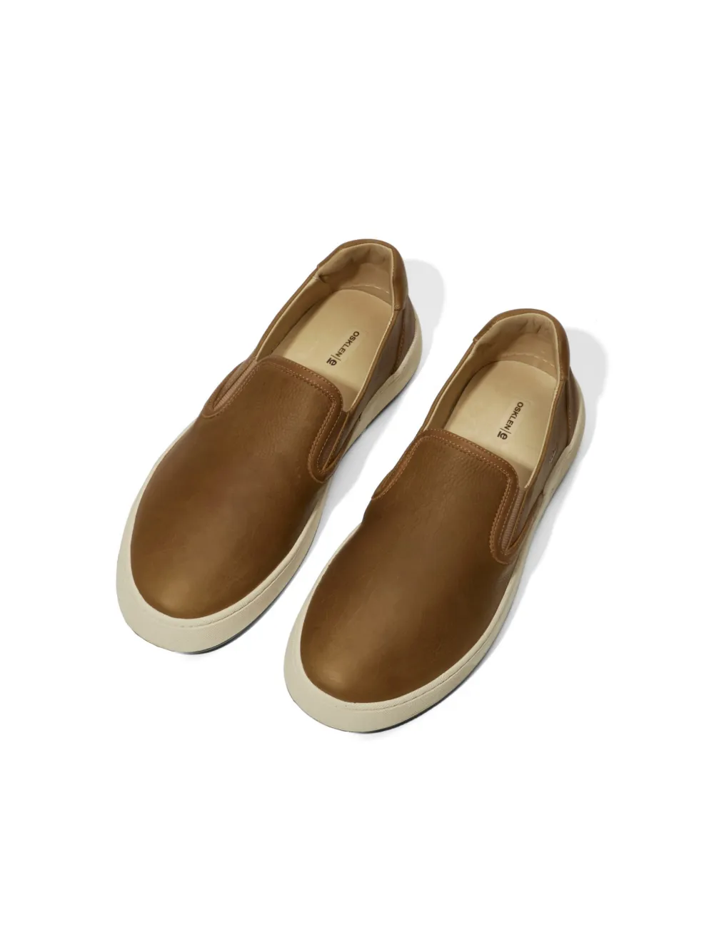 Osklen Bossanova leren sneakers Bruin