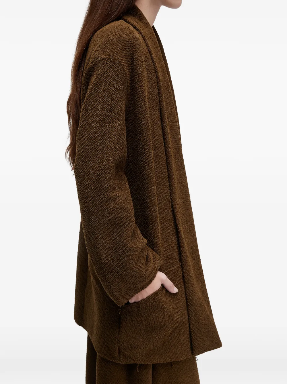  Osklen Open Cardigan - Brown 