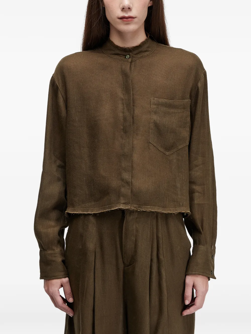 Osklen Klassisches Hemd - Grün