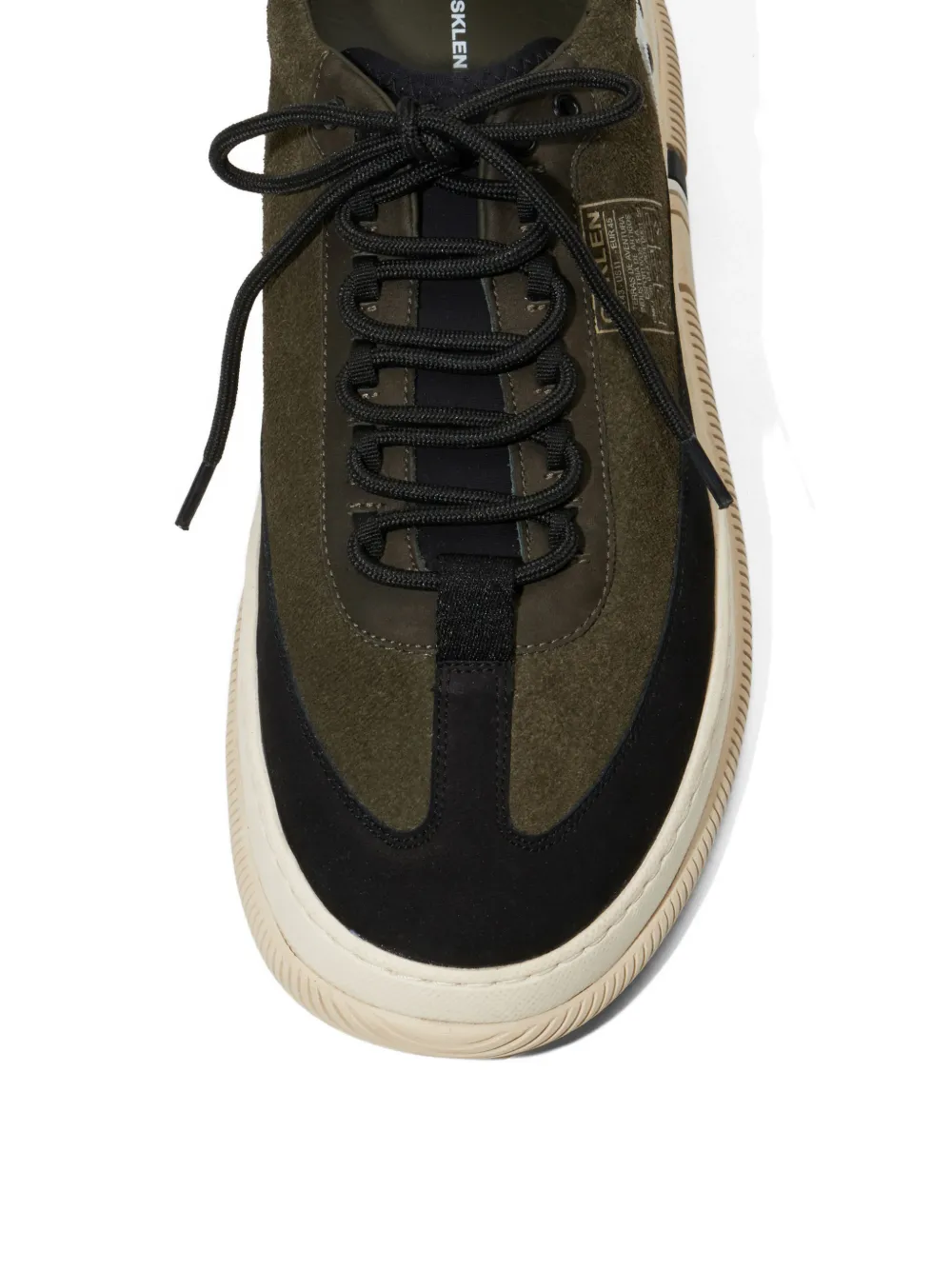 Osklen Hybrid Sprint suède sneakers Groen