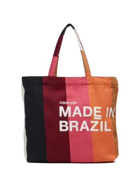 Osklen Bolsa tote com listras