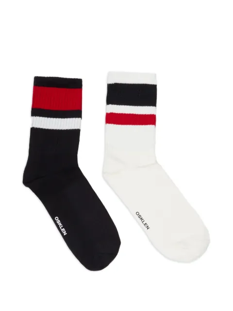 Osklen Riva striped socks (set of two)