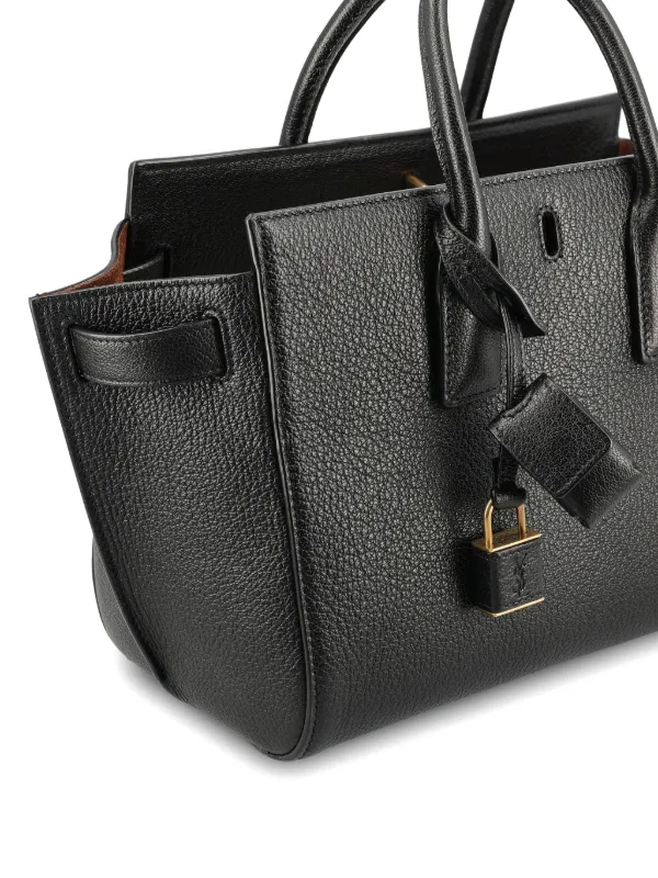 Saint Laurent パドロック ハンドバッグ | ブラック | FARFETCH JP