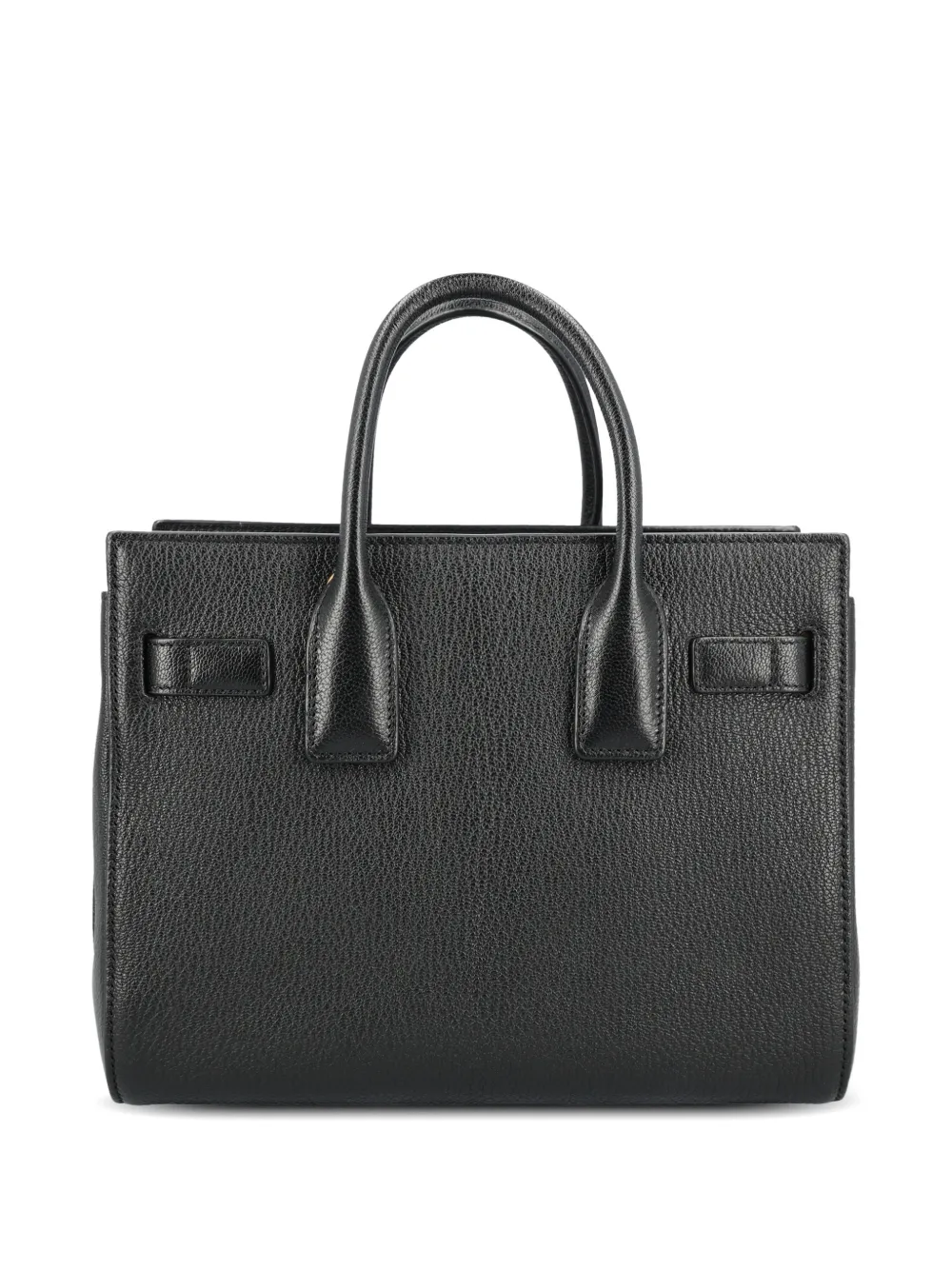 Saint Laurent Shopper met draaislot Zwart