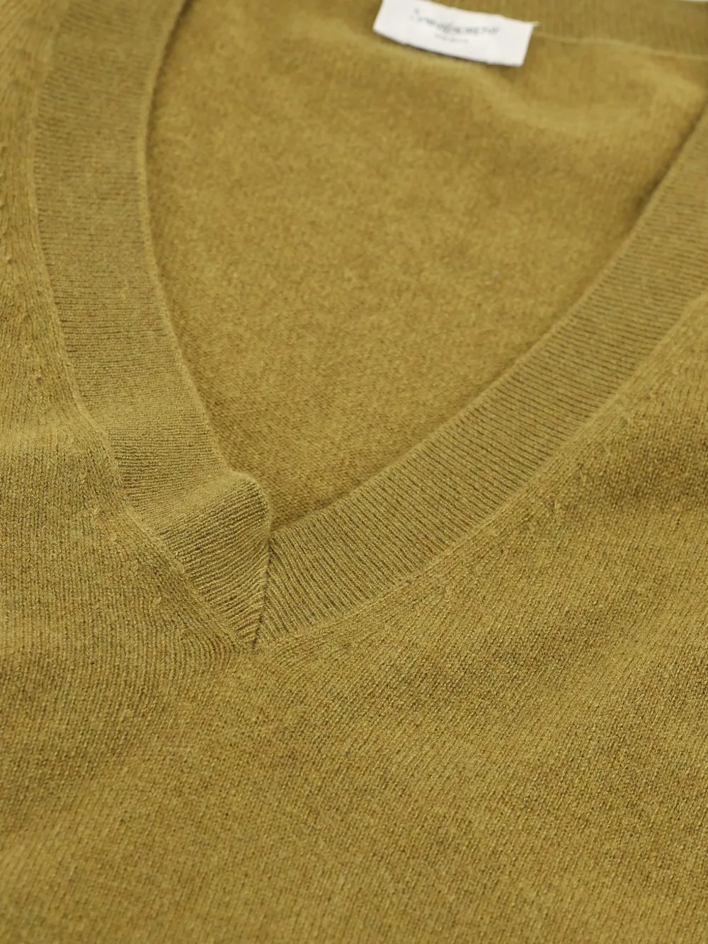  Saint Laurent V-neck Sweater - Green 