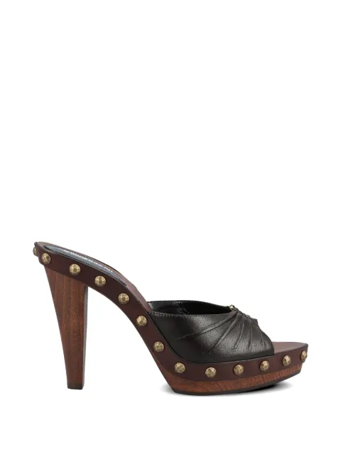 Saint Laurent Babylone studded leather sandals