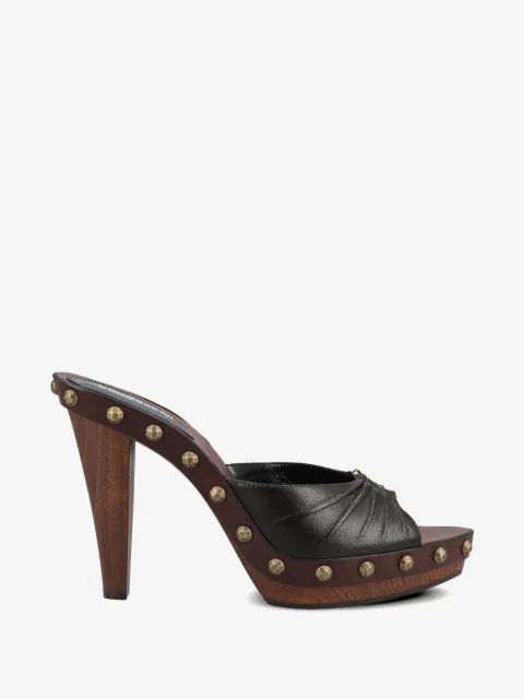 Saint Laurent Babylone studded leather sandals