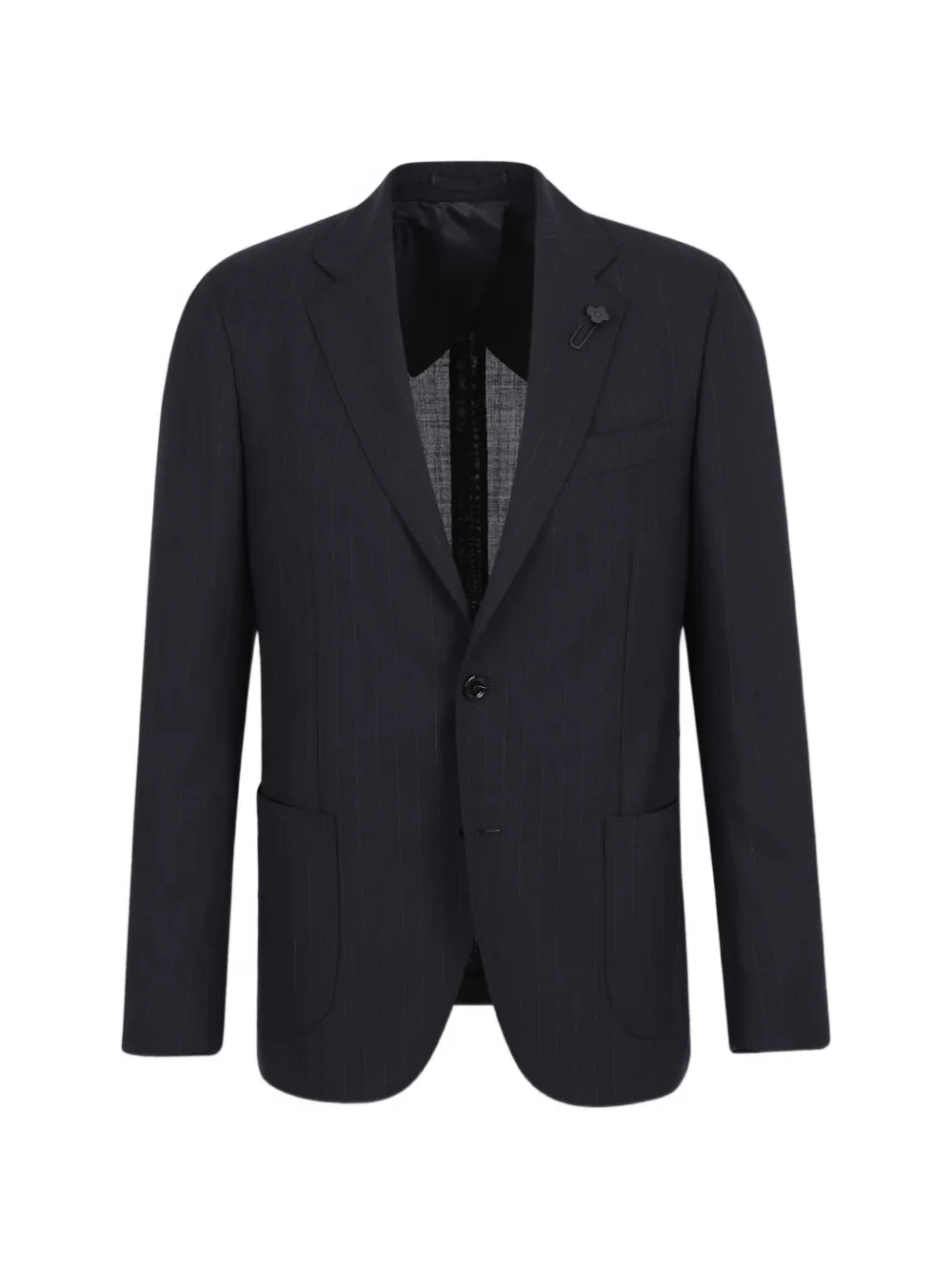 Lardini striped two-piece suit - Blu