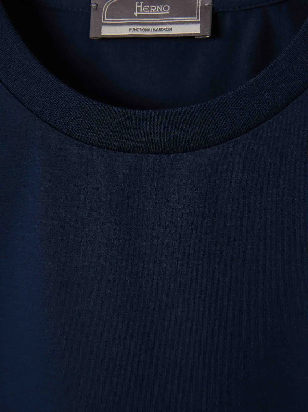 Herno Jersey T-shirt Blauw