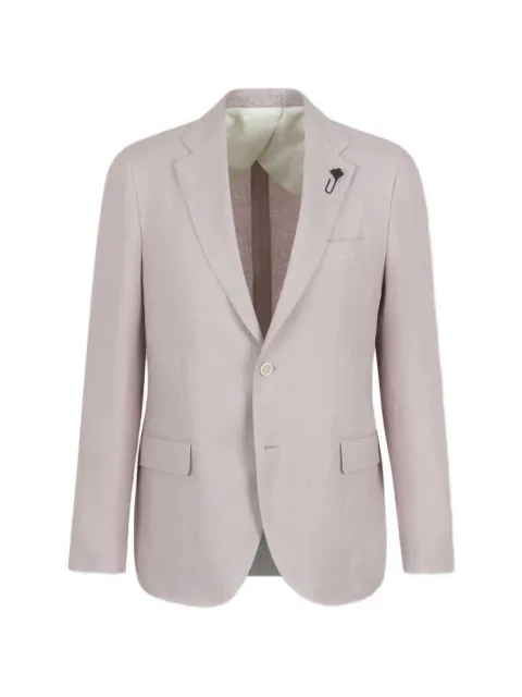 Lardini flower pin suit