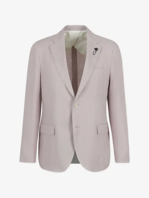 Lardini flower pin suit