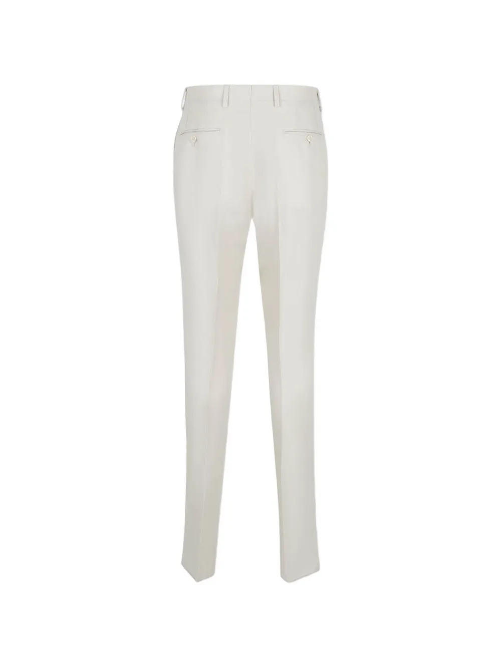 Lardini Pak met enkele rij knopen en broche Beige