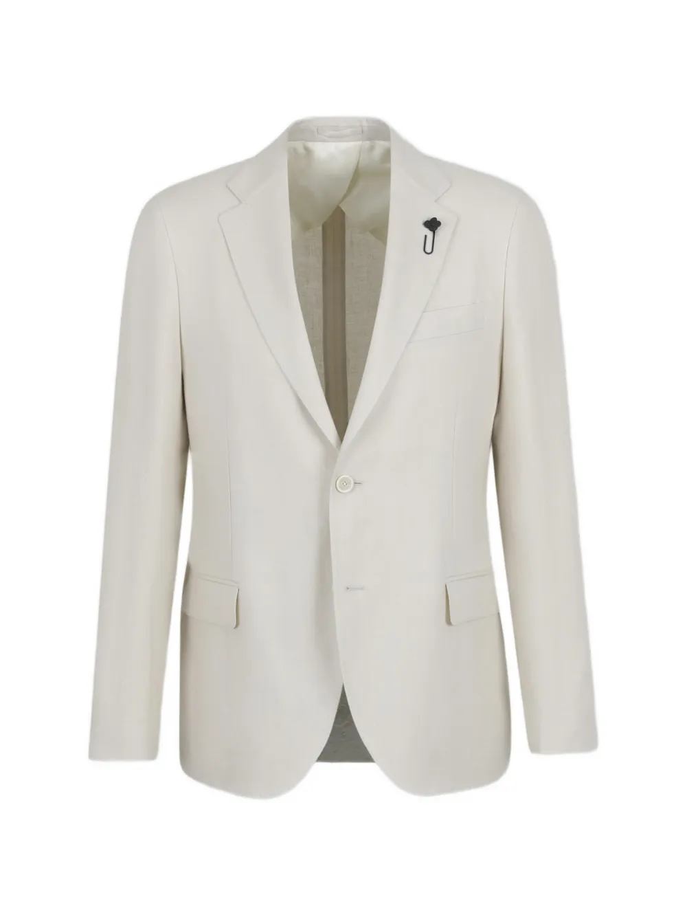 Lardini brooch single-breasted suit - Toni neutri