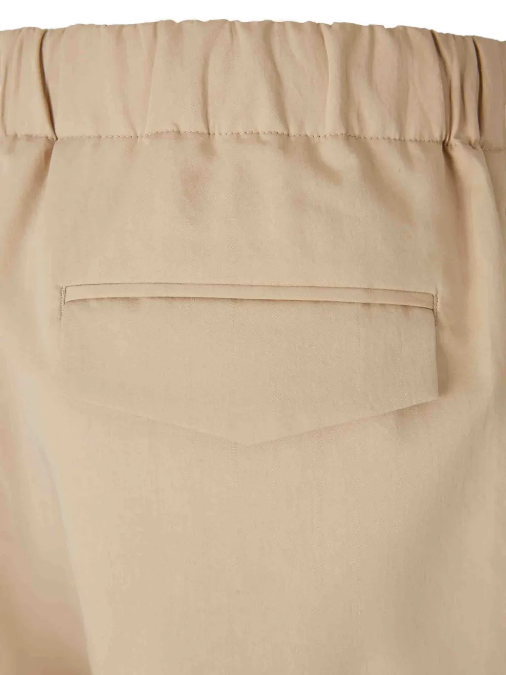 Lardini Broek met elastische taille Beige